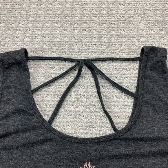 Warehouse One Tank Top Women Size Extra Large XL Gray Graphic Print Sleeveless - Picture 3 of 7